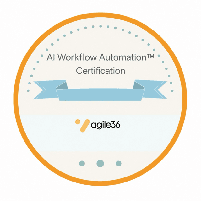AI Workflow Automation™ Certification Badge