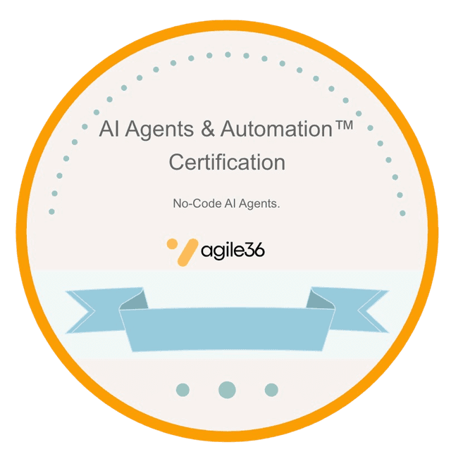 No-Code AI Agents & Automation™ Certification Badge