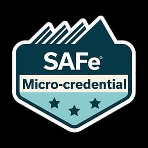 SAFe Value Stream Mapping micro-credential badge